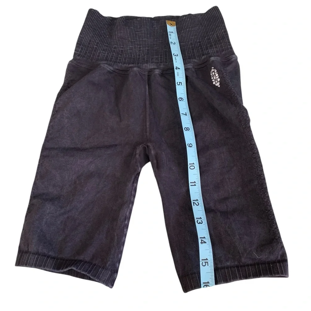 FP Movement Good Karma High Waisted Bike Shorts Black X-Small/Small